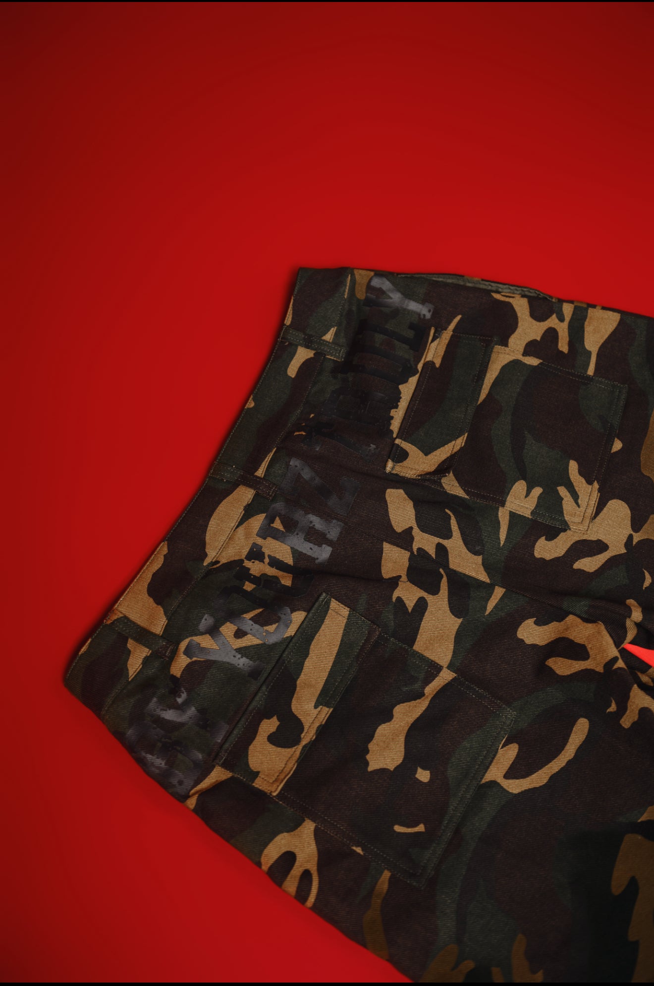 Denim Camo Cargo
