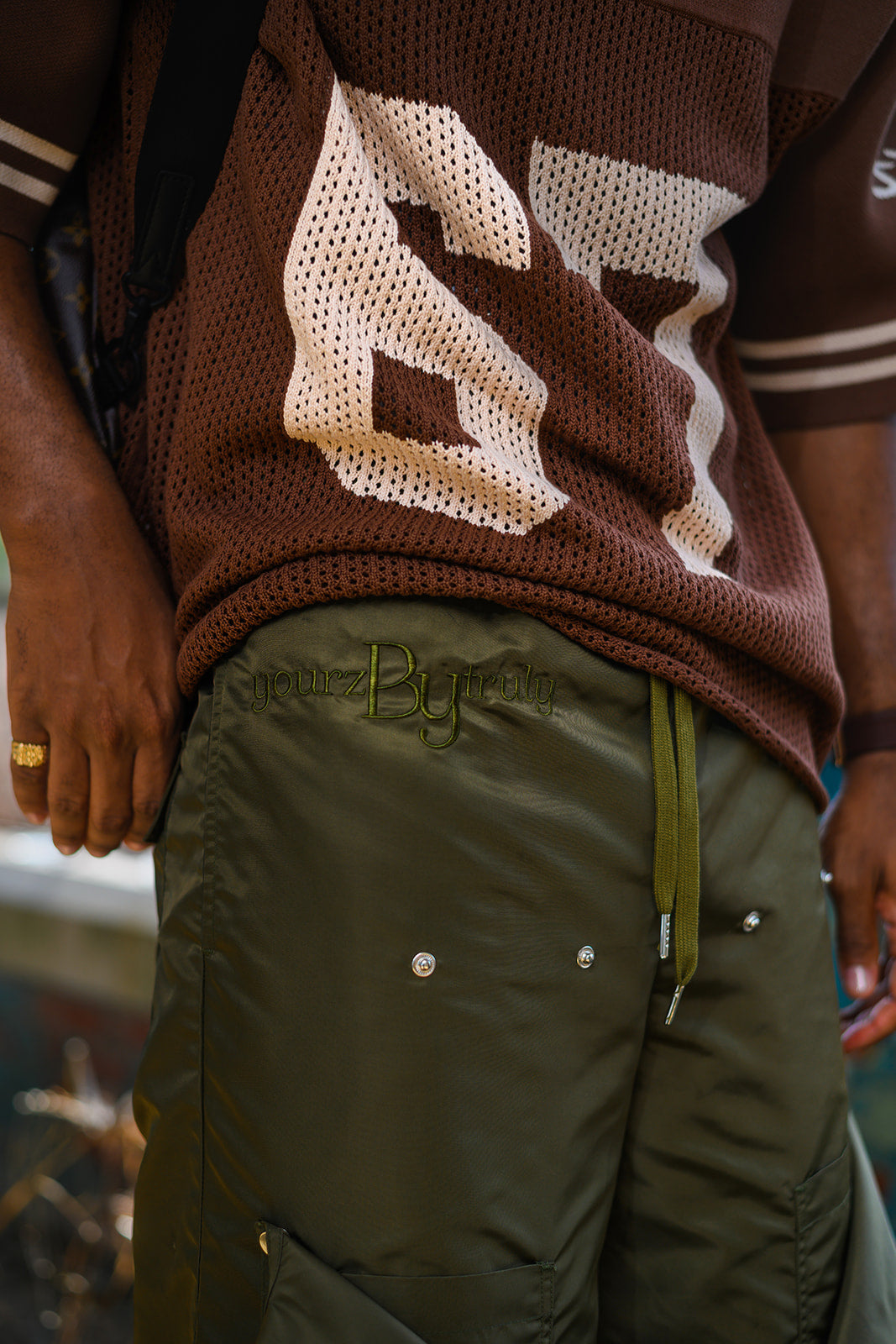Olive Green Jumbo leg Cargo Pants