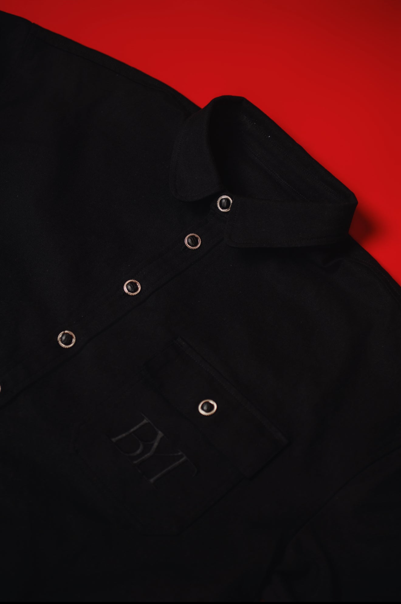 Black Smoke Denim Shirt