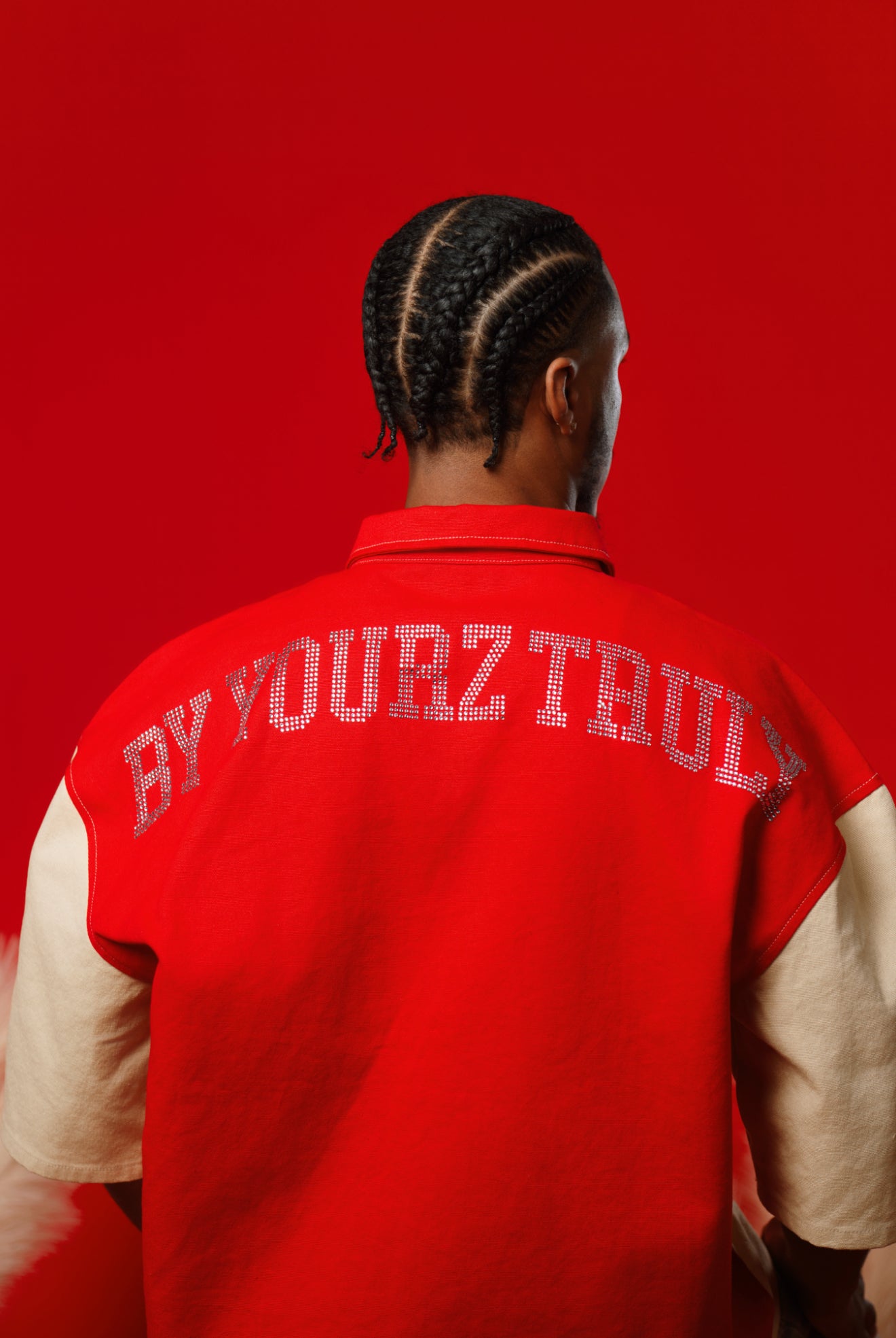 Fire Red Denim Shirt