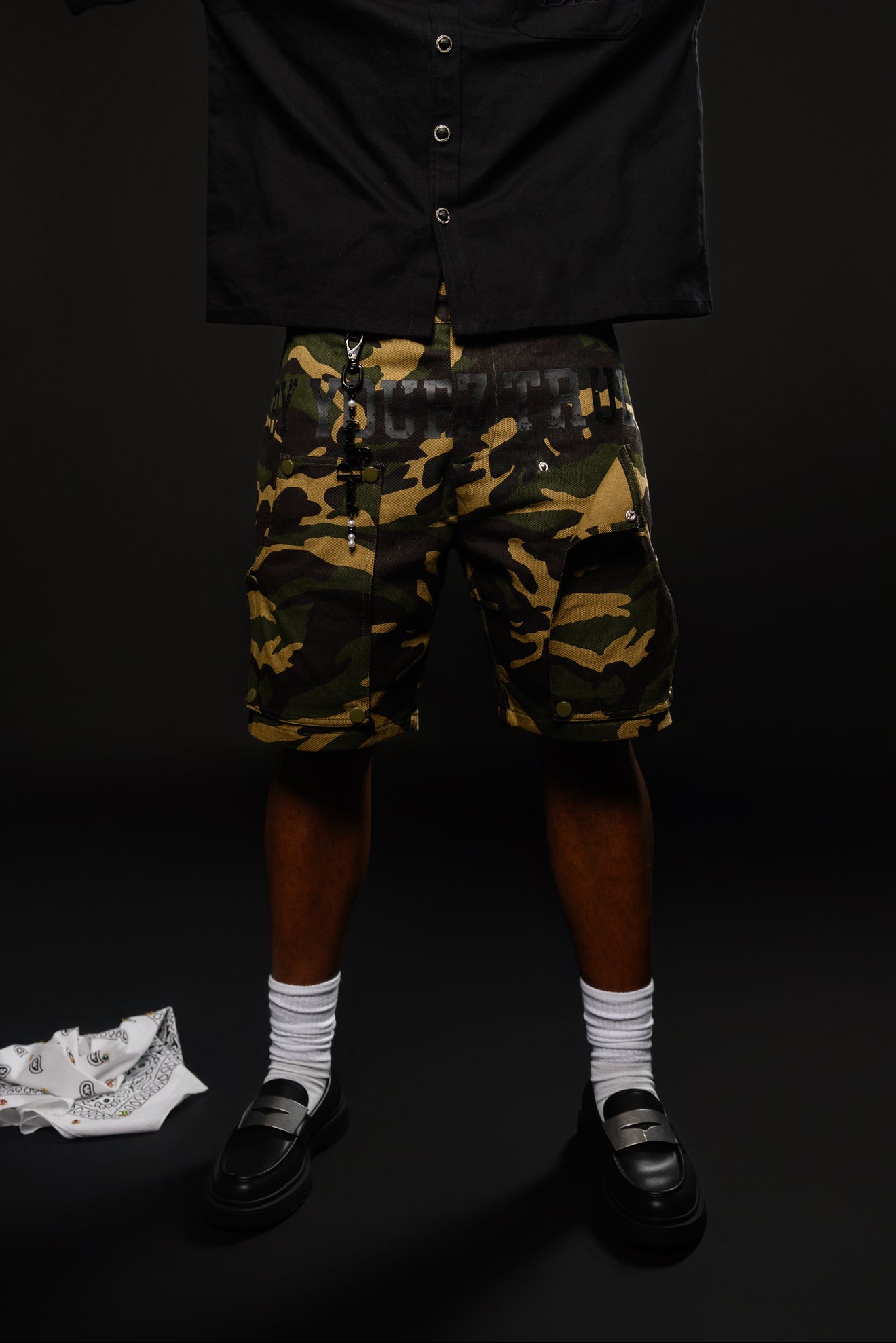 Denim Camo Cargo