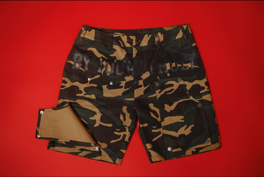 Denim Camo Cargo