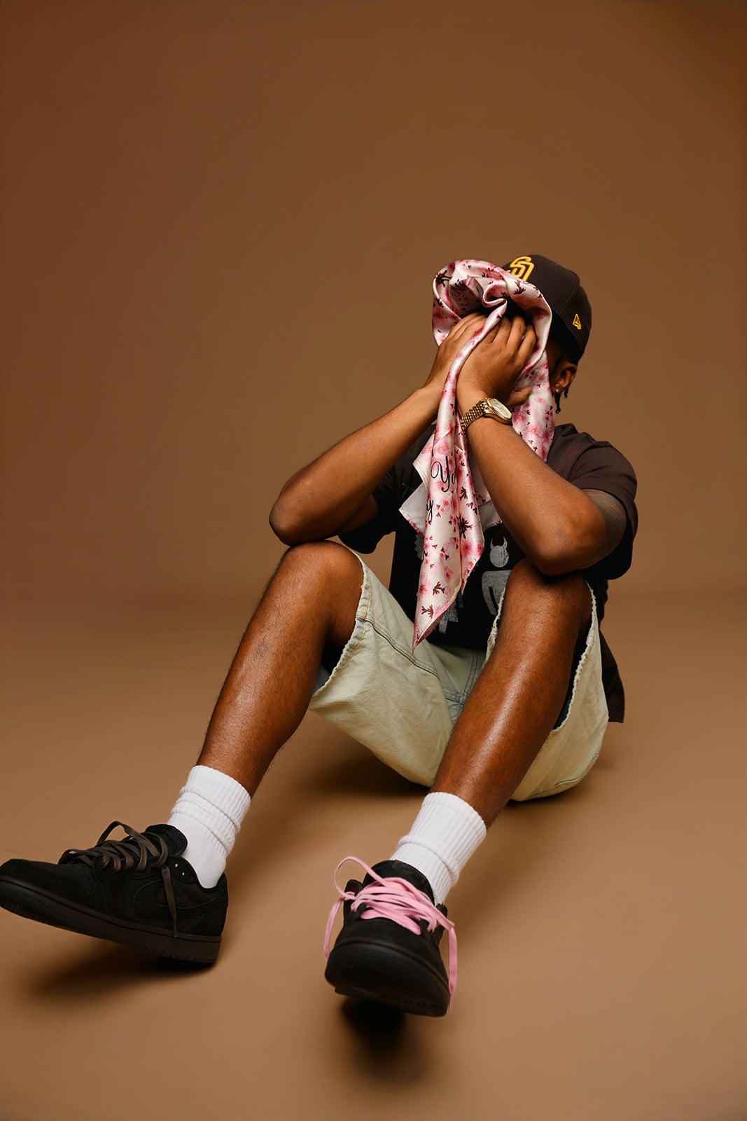 Pink Japanese Cherry Blossom Scarf